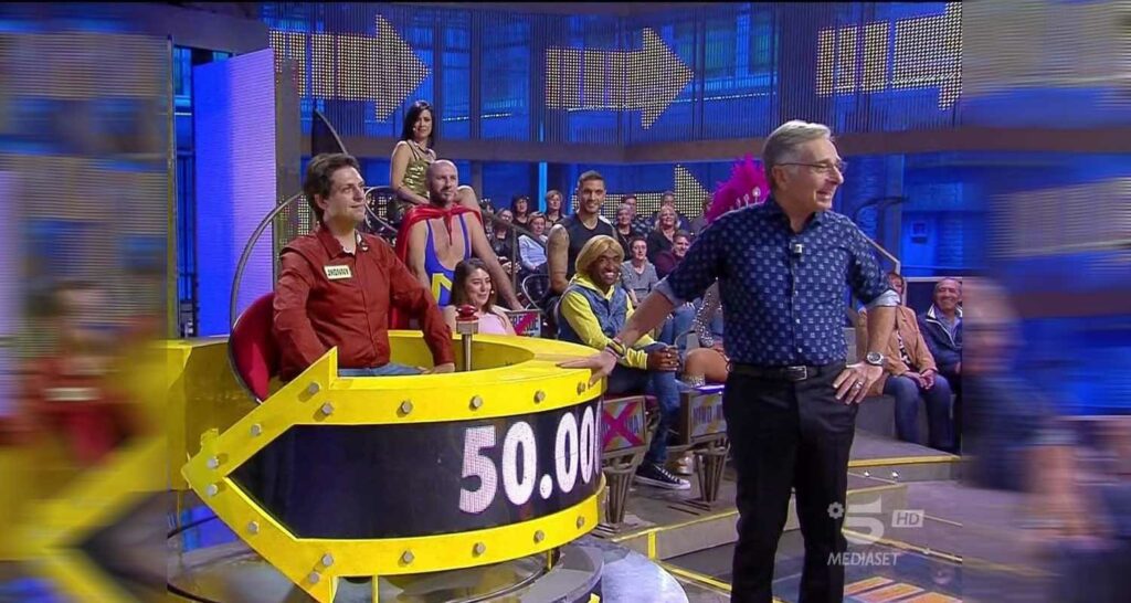 Johnny Puttini vince il gioco finale di Avanti un Altro